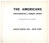 ''The Americans'' First U.S. Edition Photography Book, With an Introduction by Jack Kerouac -- Exceptional Condition